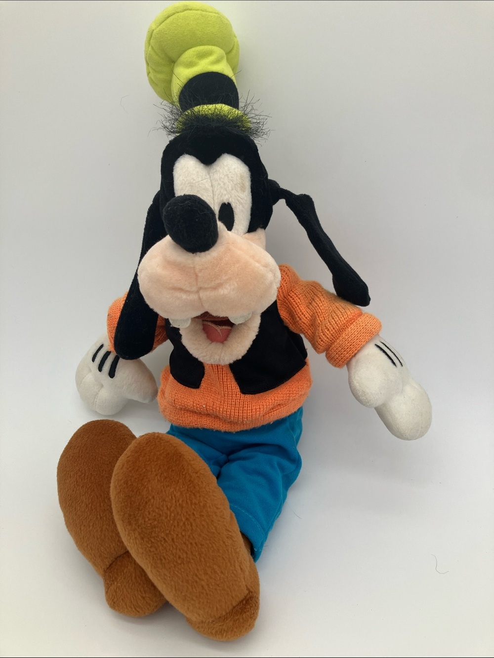 Vintage Walt Disney World Goofy Plush Toy Retro Theme Parks Souvenir